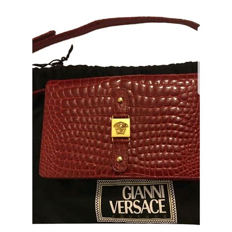 giani versace red bags|gianni Versace handbag vintage.